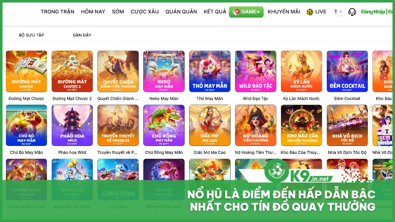 Nổ Hũ là điểm đến hấp dẫn bậc nhất cho tín đồ quay thưởng